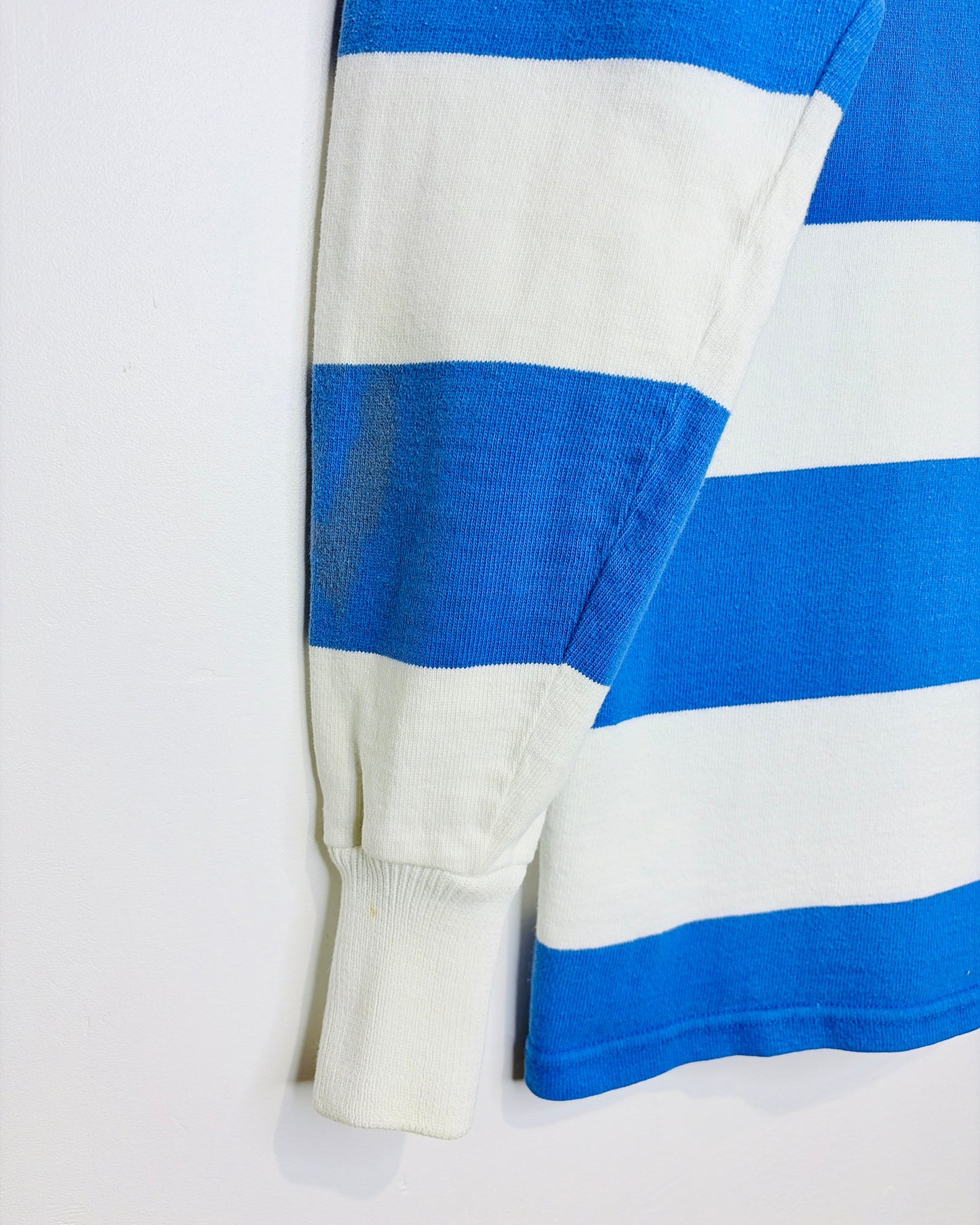 Vintage 90s Geology University Of Alberta Royal Blue & White Rugby Shirt