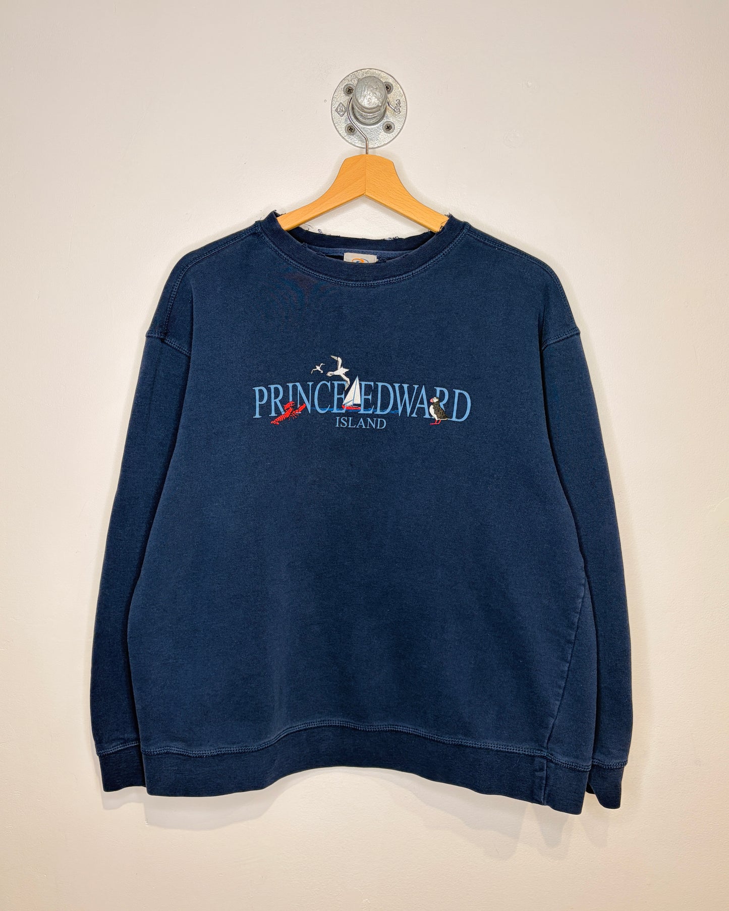 Vintage 90s Prince Edward Island Navy Crewneck Sweatshirt