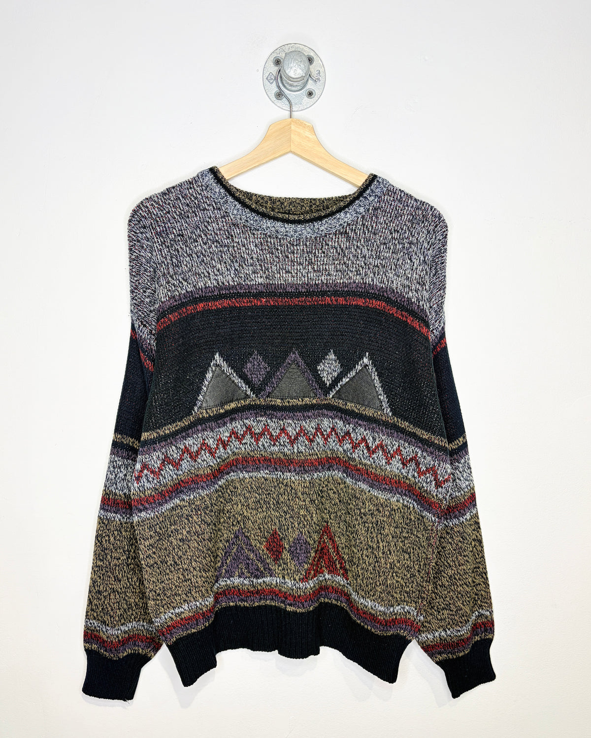 Vintage 90s Impact Multi-Colour Knit Sweater