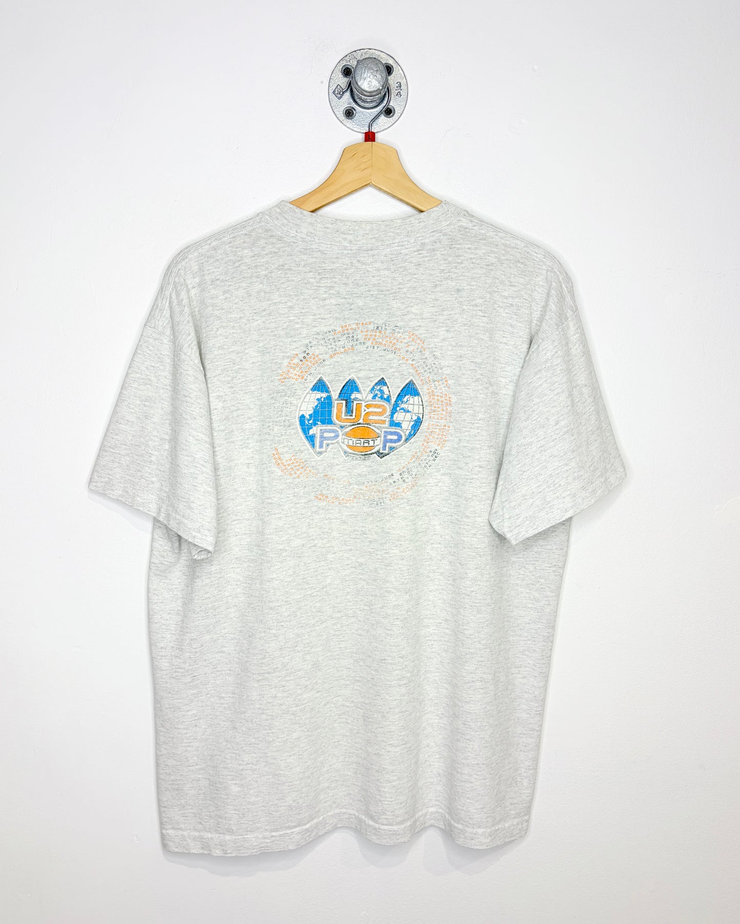 Vintage 1997 U2 Pop Mart World Tour Tee Shirt