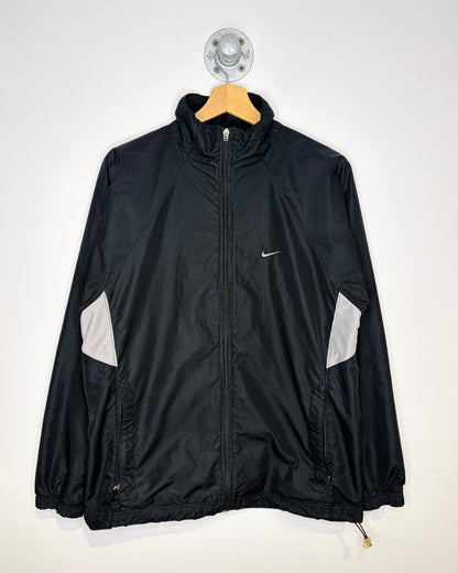 Vintage 90s/00s Nike Silver Swoosh Track Jacket