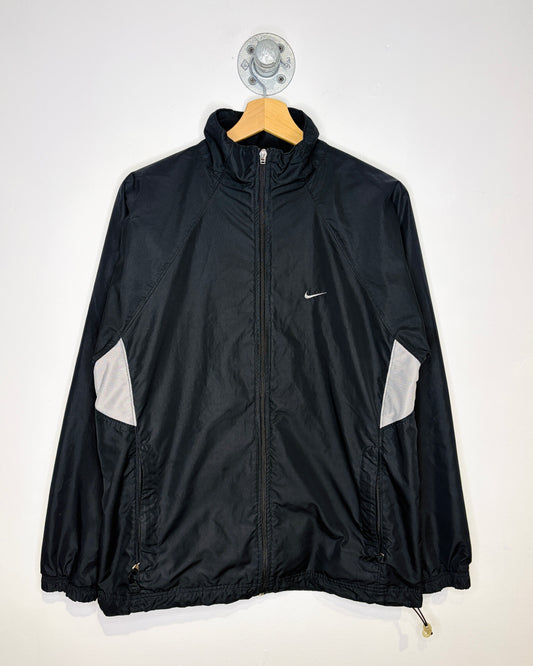 Vintage 90s/00s Nike Silver Swoosh Track Jacket
