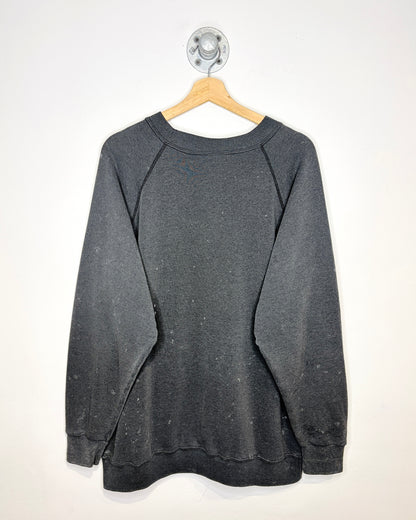 Vintage 1980s Mickey Mouse Black Crewneck Sweatshirt