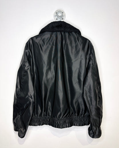 Vintage 70s Skinner Ironclad Black Nylon Jacket