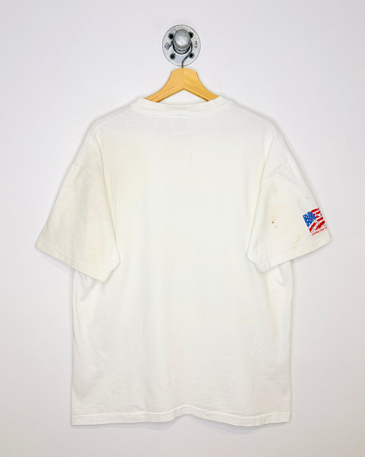 Vintage 1993 Street Rod Nationals Natural White Tee Shirt