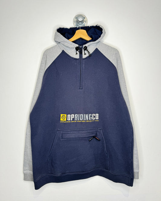 Vintage Ocean Pacific TwoTone 1/4 Zip Hoodie