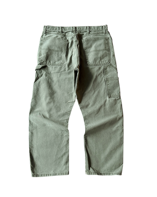 Vintage Rustler Faded Green Baggy Carpenter Pants