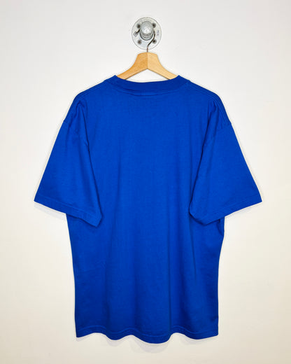 Vintage 90s Mickey Inc Goofy & Donald Blue Tee Shirt