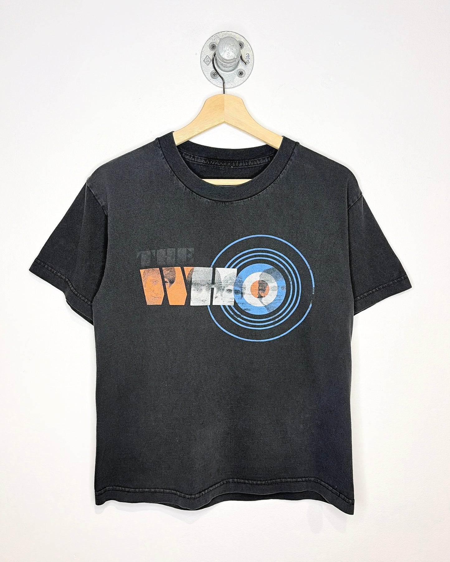 Vintage Late 1990s The Who Band Black Tee Shirt