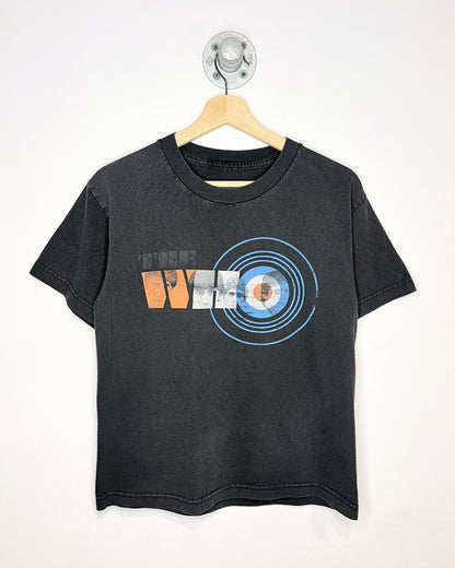 Vintage Late 1990s The Who Band Black Tee Shirt