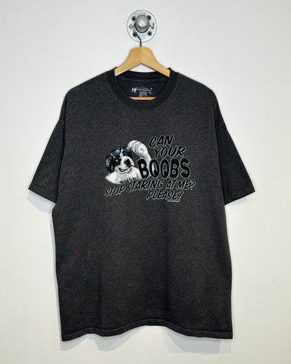 2006 Big Dogs “Staring At Me” Dark Grey Tee Shirt
