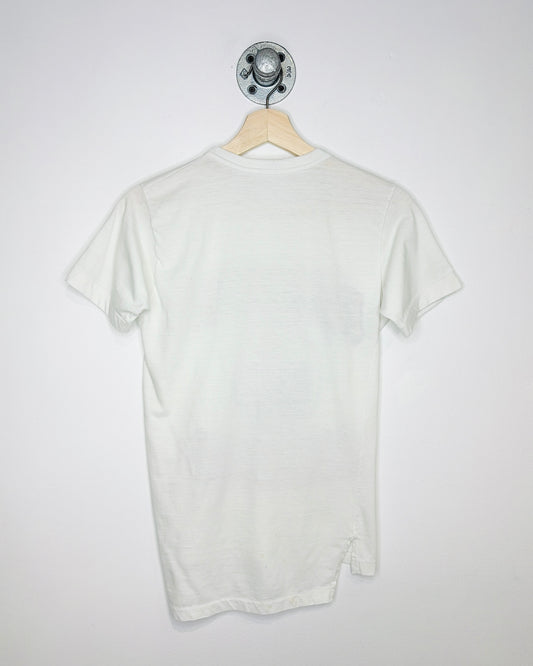 Vintage 1989 Edmonton Oilers Paper Thin White Tee Shirt