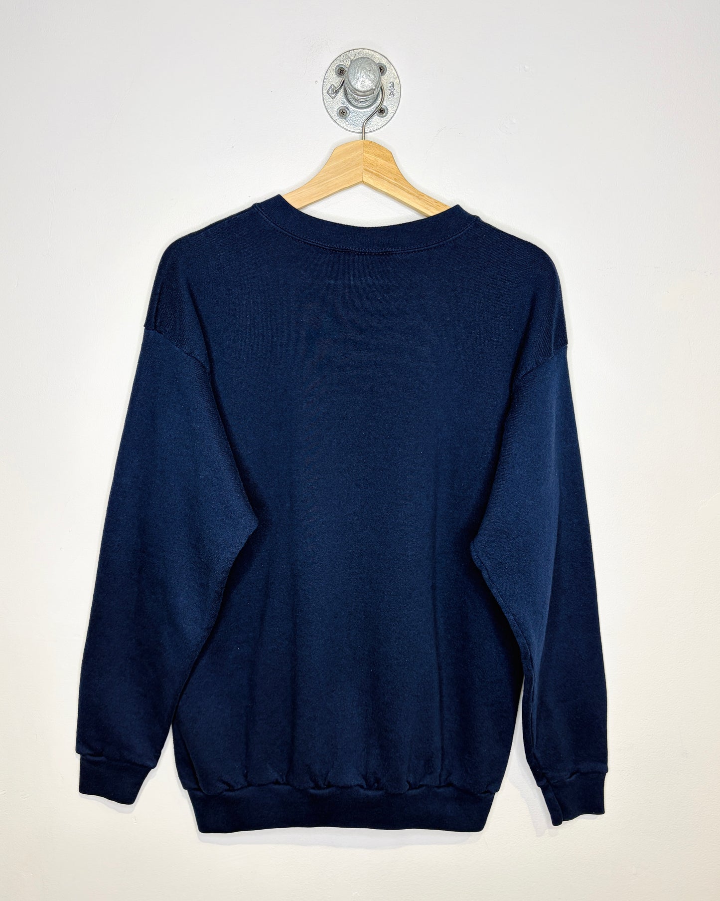 Vintage 1996 Cotton Grove Wolf Navy Blue Crewneck Sweatshirt