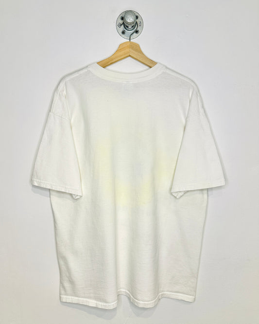 Vintage Earth Day 2005 Sunflower White Tee Shirt