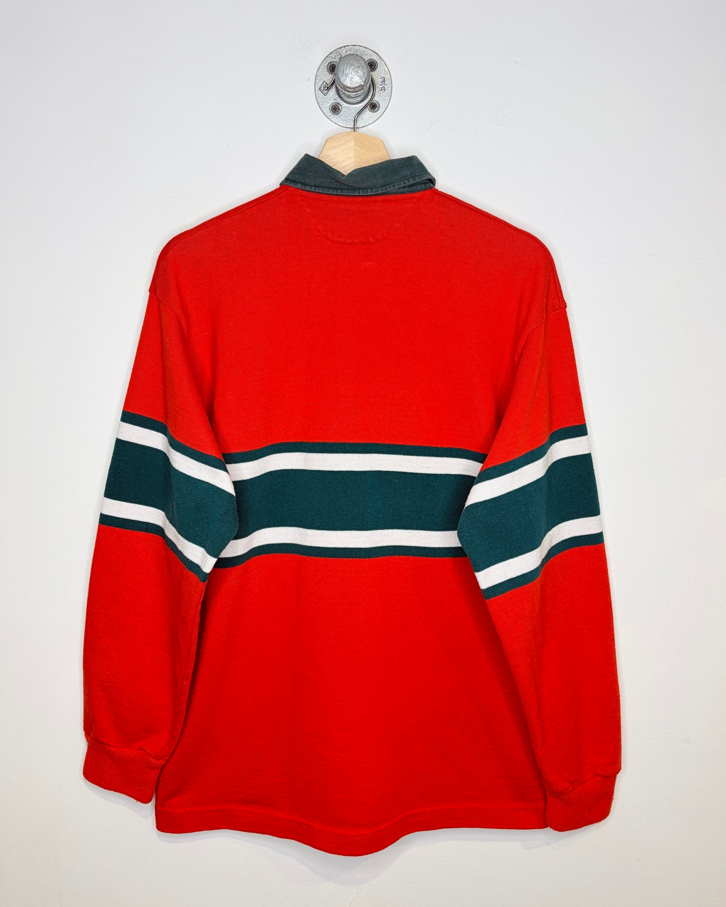 Vintage 90s Druids Edmonton Red & Green Rugby Shirt