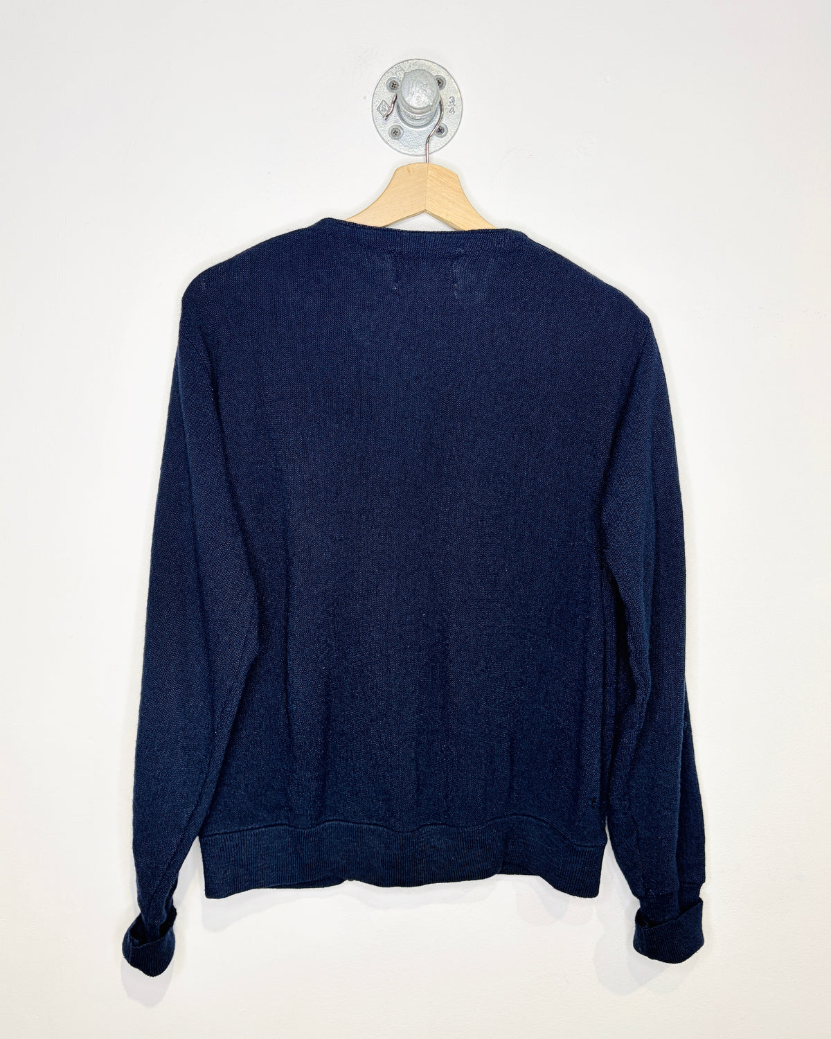 Vintage 70s Steeplechase Navy Cardigan