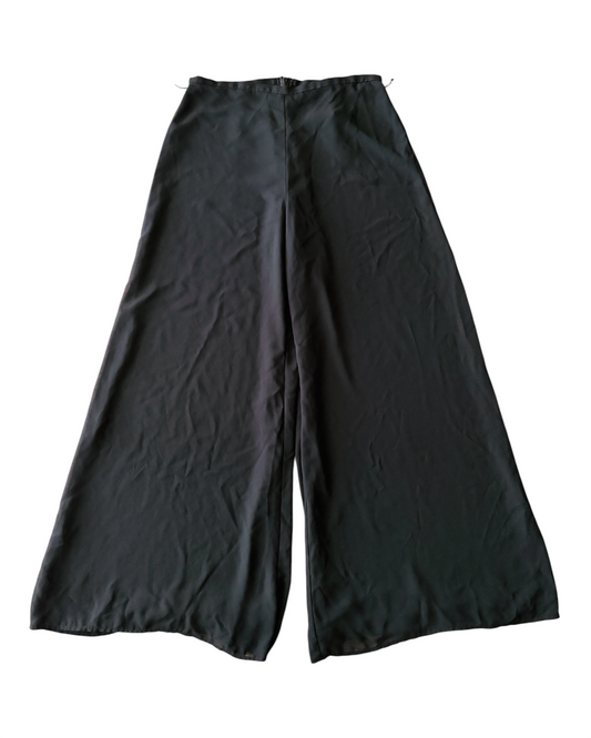 Vintage 90s Women’s Laura Petites Baggy Black Pants