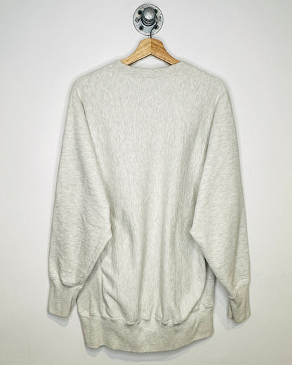 Vintage 90s Michigan Wolverines Grey Crewneck Shirt