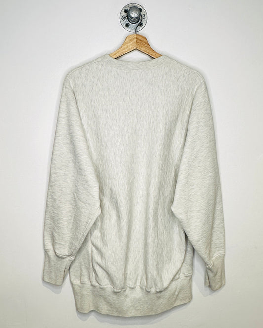 Vintage 90s Michigan Wolverines Grey Crewneck Shirt