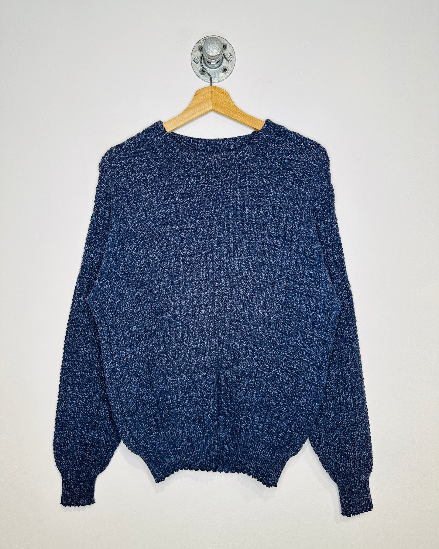 Vintage 1990s Woolrich Made In USA Blue Sweater