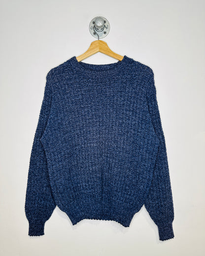 Vintage 1990s Woolrich Made In USA Blue Sweater