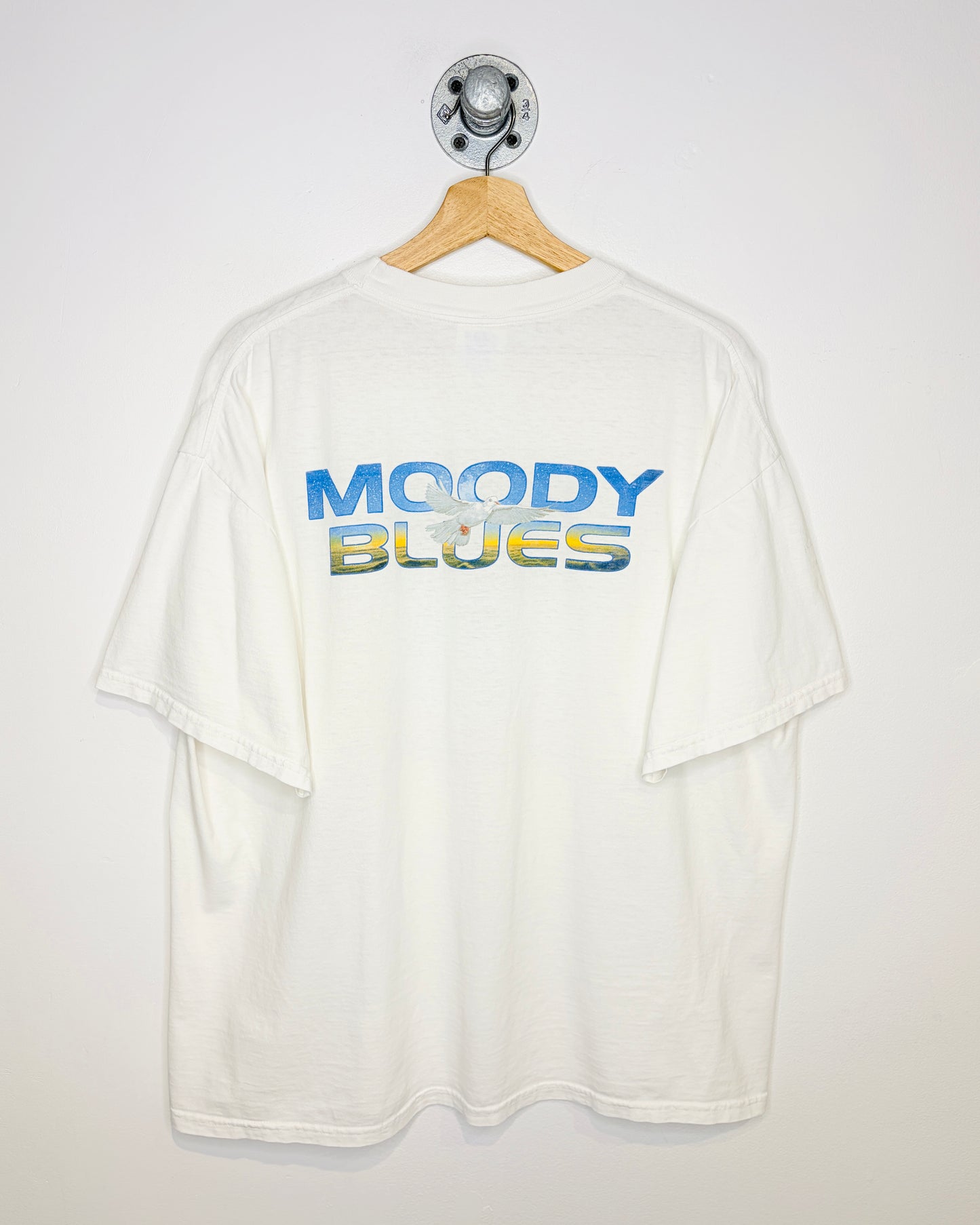 Vintage 2003 Moody Blues White Tee Shirt