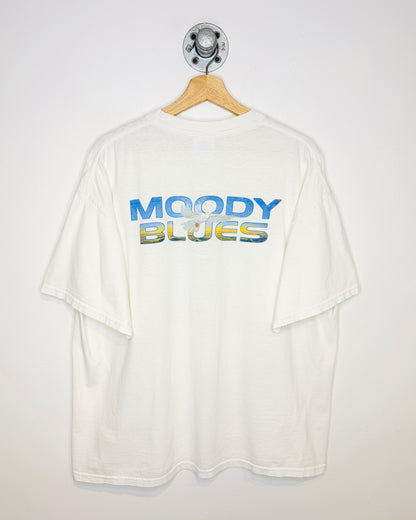 Vintage 2003 Moody Blues White Tee Shirt