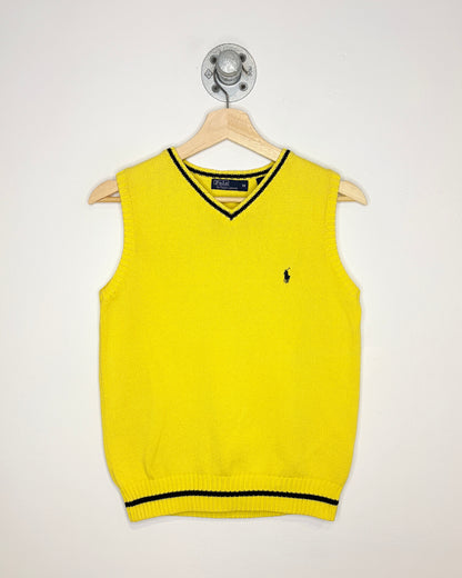 Vintage Polo Ralph Lauren Yellow & Navy Sweater Vest