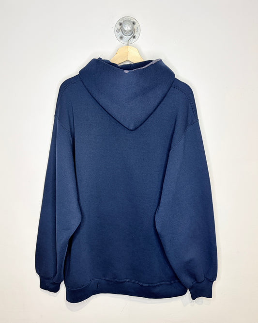 Vintage Russell Michigan Navy Blue Hoodie