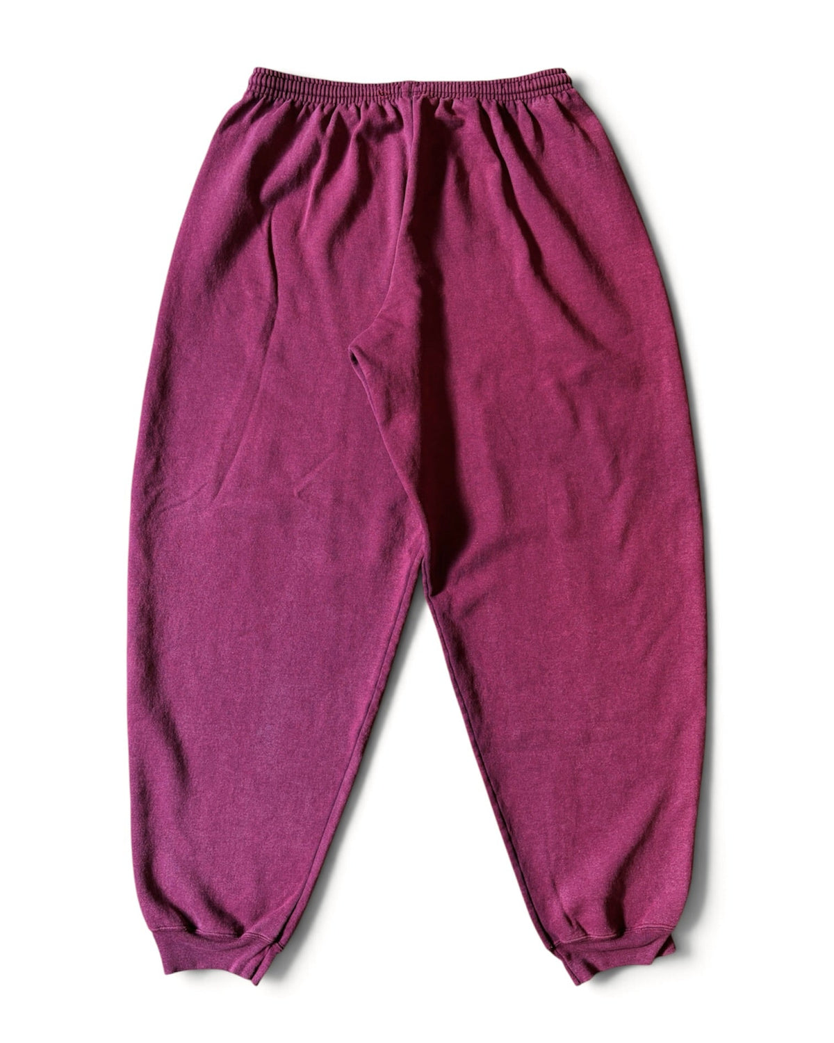 Vintage 90s Baggy Canadian-Made Gator’s Gym Faded Burgundy Sweatpants