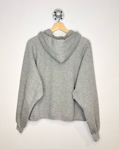 Vintage 70s Discus Blank Grey Raglan Hoodie