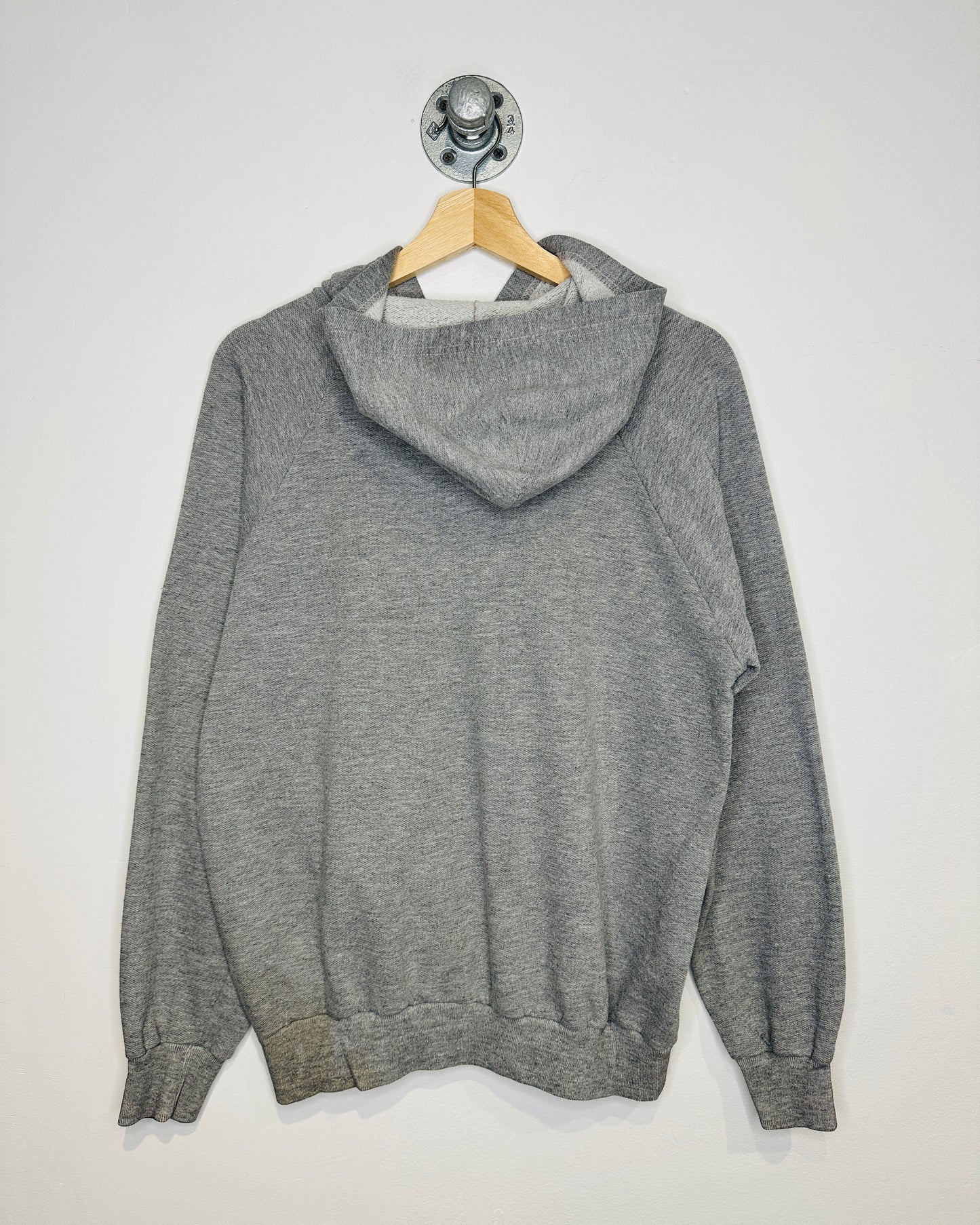 Vintage 1980s Parks And Cemetery Grey Hoodie