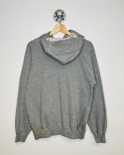 Vintage 1980s Parks And Cemetery Grey Hoodie