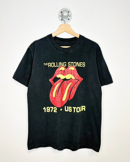The Rolling Stones US Tour Faded Black Tee Shirt