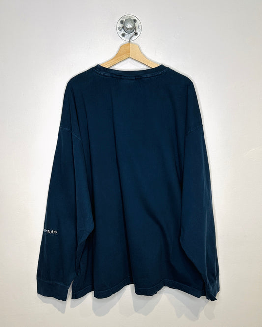 Vintage FUBU Platinum Fat Albert Navy Longsleeve Shirt
