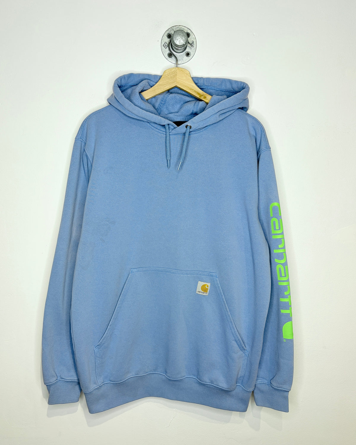 Carhartt Loose Fit Light Blue & Green Hoodie