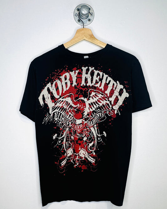 2000s Toby Keith Biggest And Baddest Black Tee Shirt