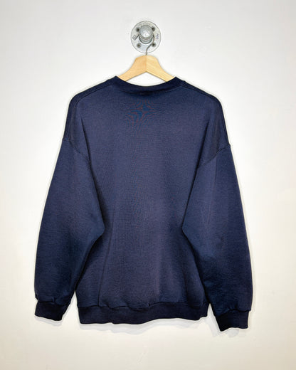 Vintage 1990s Discus Athletic Blank Navy Sweatshirt