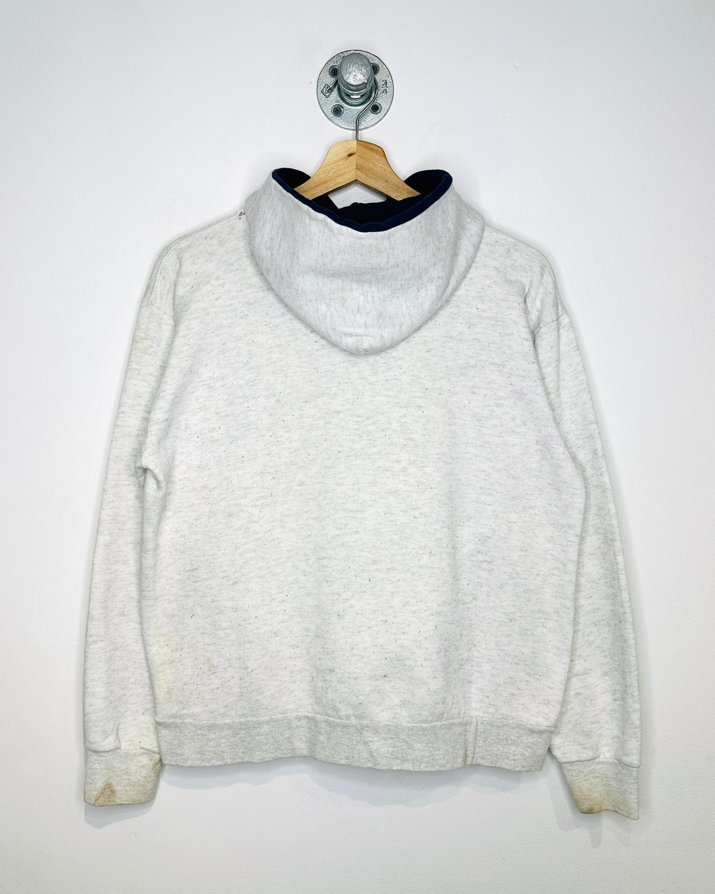 Vintage 1993 West Virginia Mountaineers Twotone Grey Hoodie