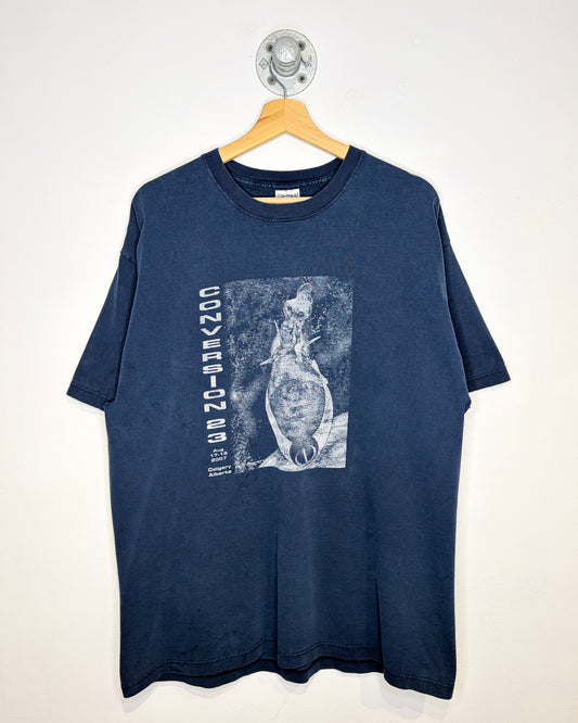 2007 Conversion 23 Calgary AB Navy Tee Shirt