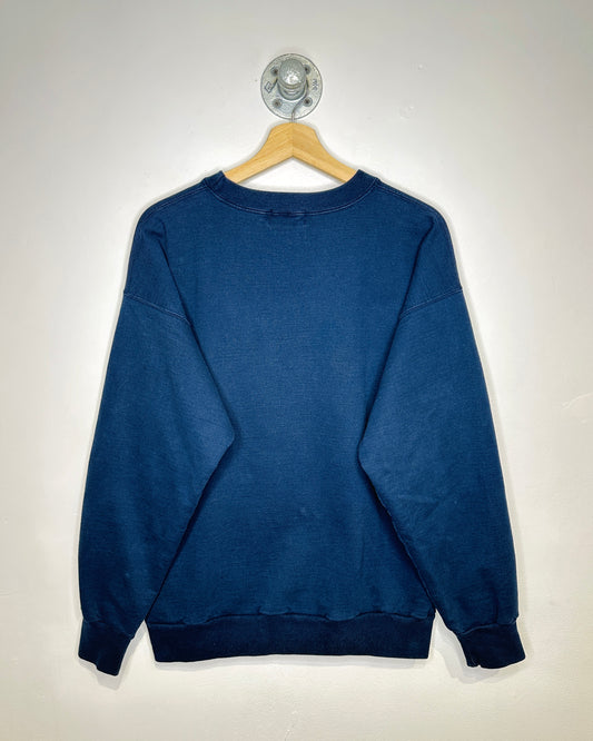 Vintage 90s Queen’s Navy Crewneck Sweatshirt