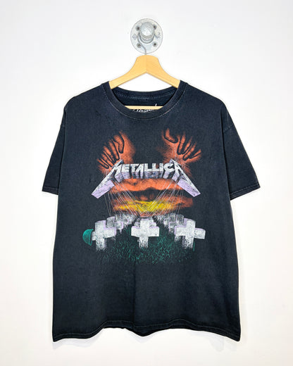 Metallica Master Of Puppets Black Tee Shirt