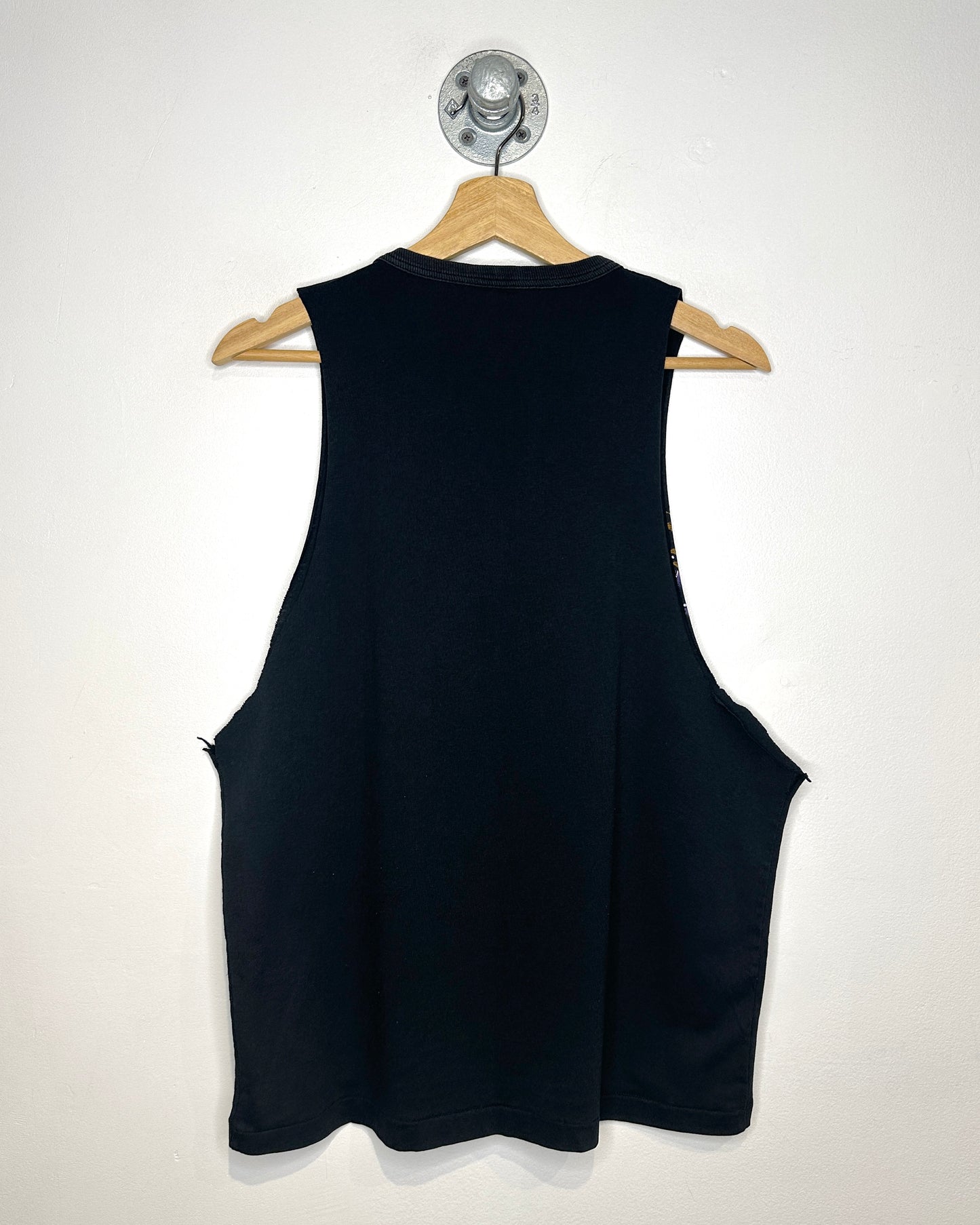 Vintage 1980s Feel The Wind Chopped Sleeveless Shirt