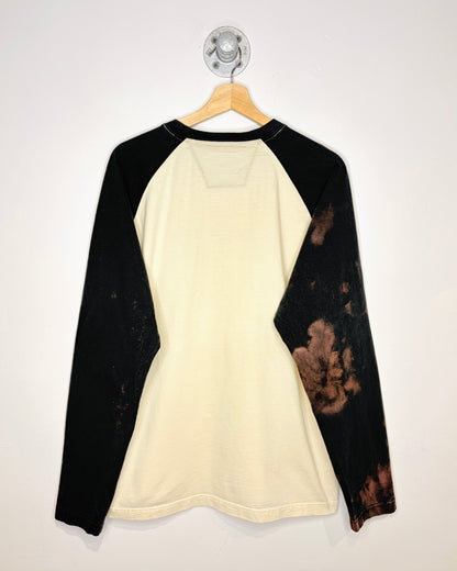 2000s Harley Davidson TwoTone White & Black Longsleeve Shirt