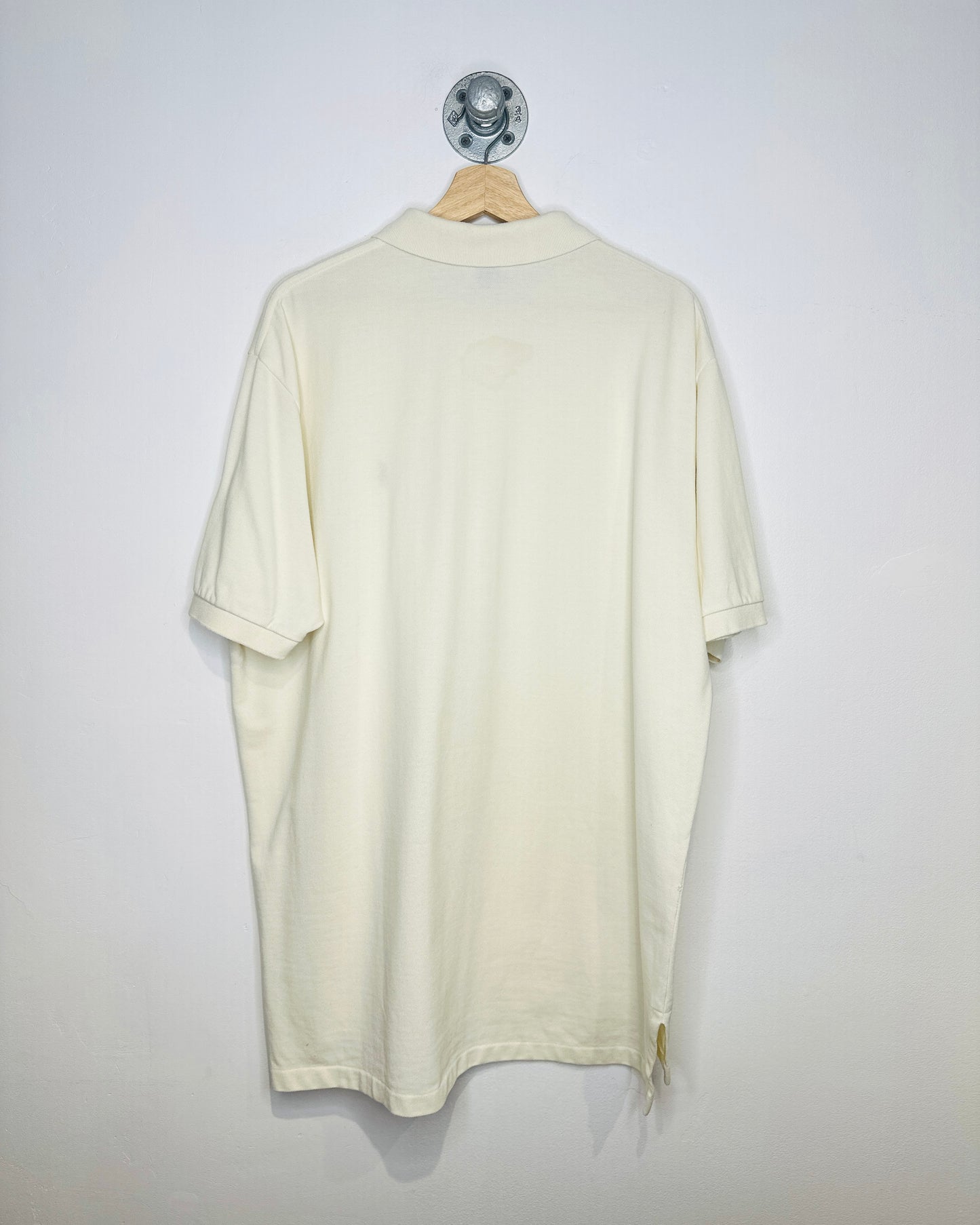 Ralph Lauren Two Button Cream Polo Shirt