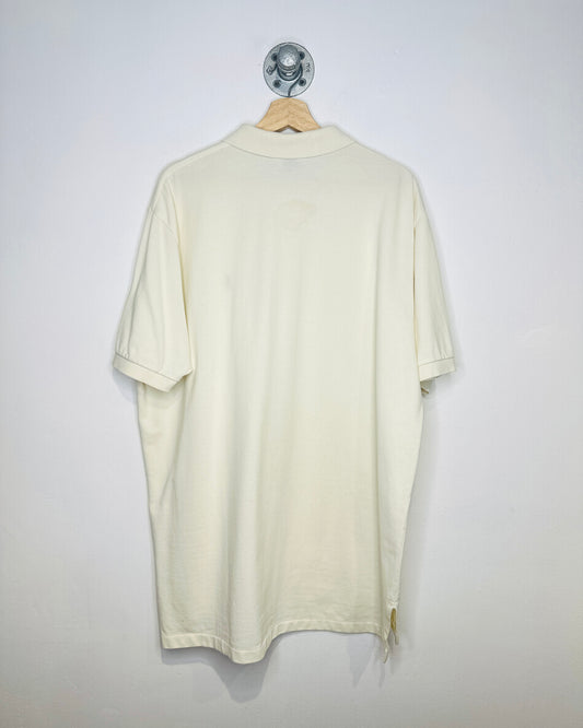 Ralph Lauren Two Button Cream Polo Shirt