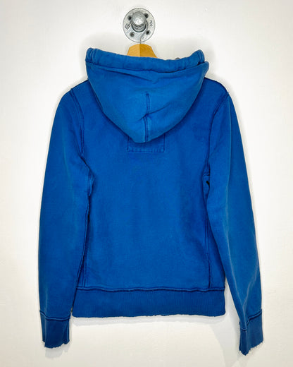 2000s Abercrombie & Fitch Blue Zip Up Hoodie