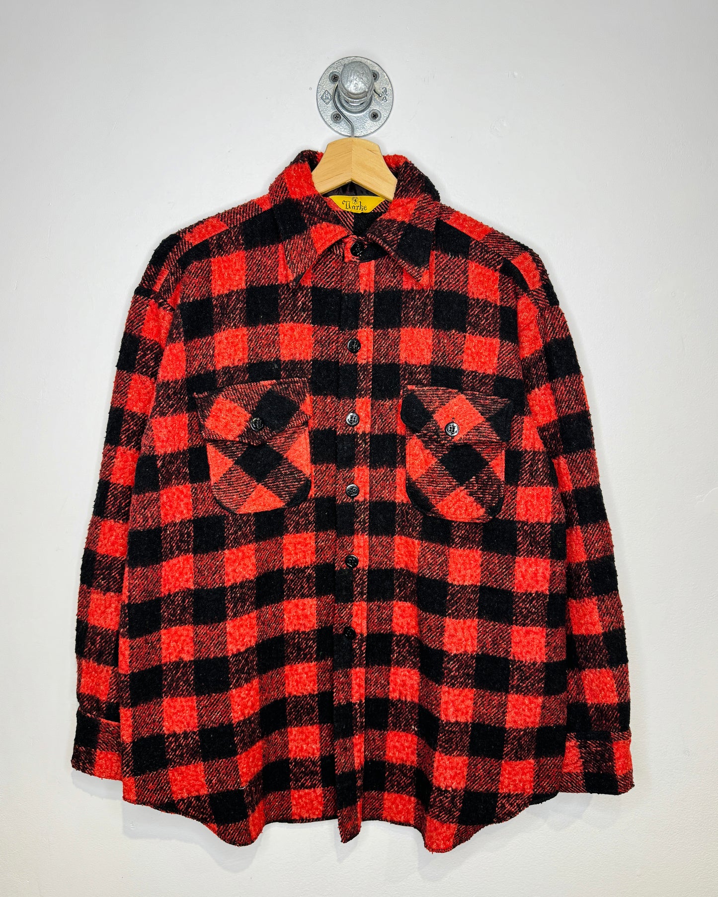 Vintage 1960s Yorke Sportswear Red Plaid Jacket