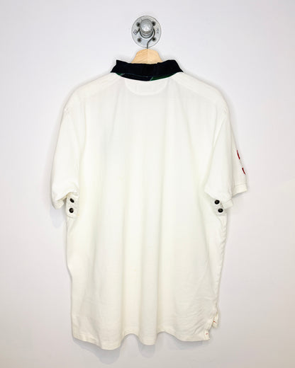 Vintage 90s Polo By Ralph Lauren White Polo Shirt