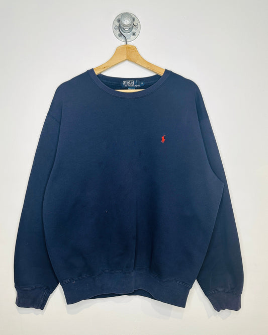 Polo By Ralph Lauren Navy Crewneck Sweatshirt
